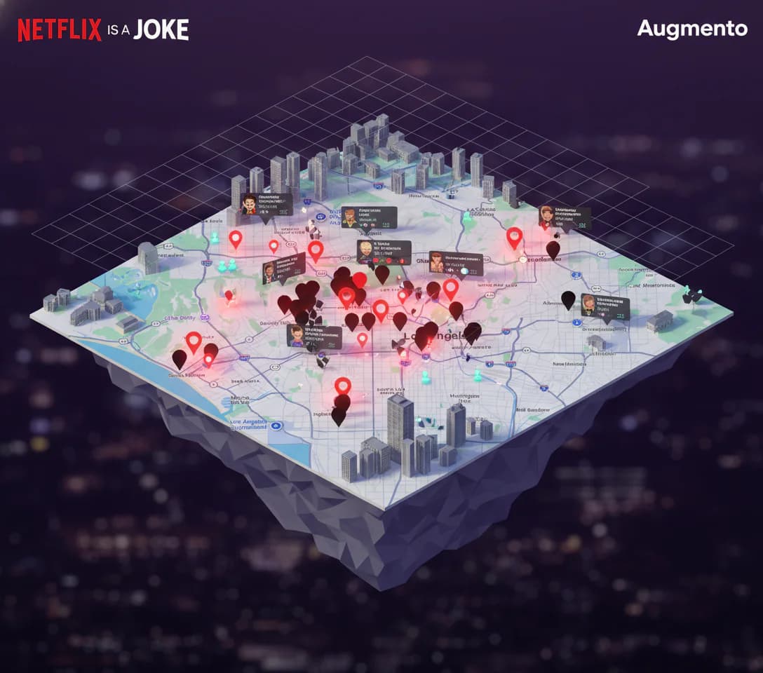 Los Angeles Becomes the First AR Comedy Festival Map