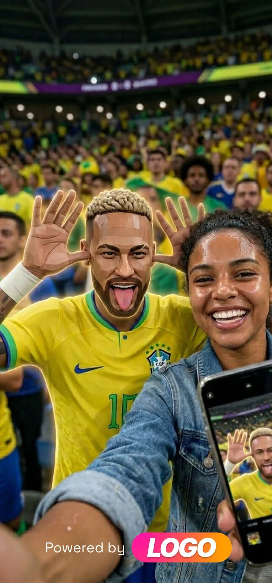 Photo with Neymar